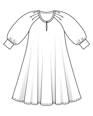 Robe en Viscose n°115 | Burda Style 04/22
