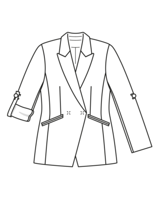 Blazer en Viscose n°119 | Burda Style 04/22