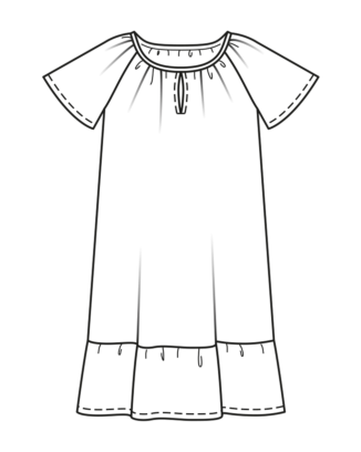 Robe en Viscose n°131 | Burda Style 04/22