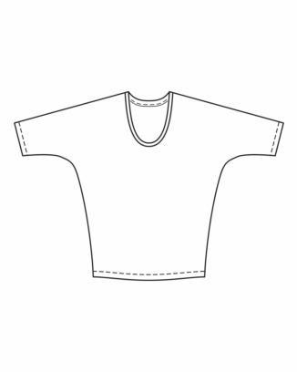 Top en Jersey n°404 | Burda Style HS Curvy Printemps/Été/22