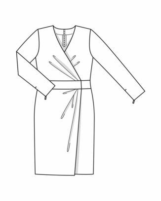 Robe en Viscose n°413 | Burda Style HS Curvy Printemps/Été/22