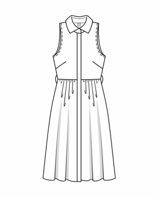Robe en Coton n°101 | Burda Style 05/22
