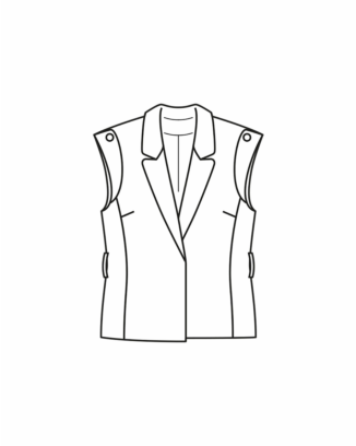 Gilet en Coton n°112 | Burda Style 05/22