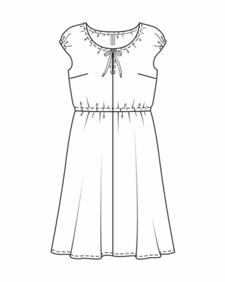 Robe en Viscose n°126 | Burda Style 05/22