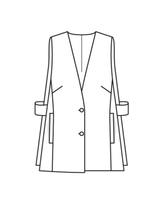 Gilet en jacquard n°101 | Burda Style 06/22