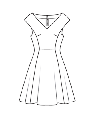 Robe en polyester n°115 | Burda Style 06/22