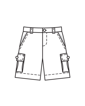 Short pour enfants en denim n°131 | Burda Style 06/22