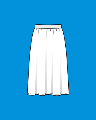 Jupe élastiquée | Cours de couture n°4 - Burda Style HS Beginner