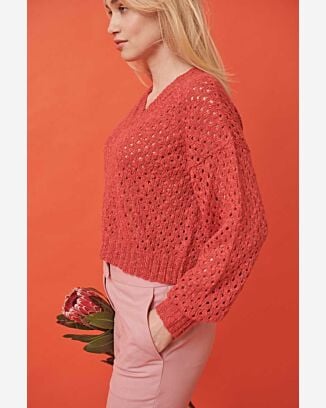 Pullover en point ajouré #08 | Burda Mailles n°16 - 2022