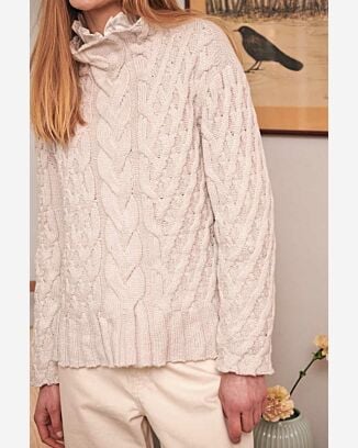 Pullover en torsades #15 | Burda Mailles n°16 - 2022
