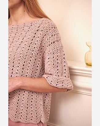 T-shirt au crochet #18 | Burda Mailles n°16 - 2022