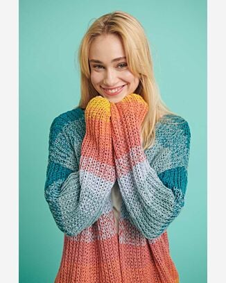 Gilet au point demi-brioche #22 | Burda Mailles n°16 - 2022