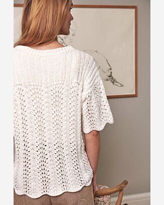 T-shirt en point  fantaisie #26 | Burda Mailles n°16 - 2022