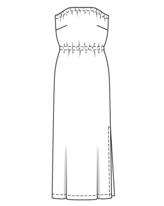 Robe en Viscose n°101 | Burda Style 07/22