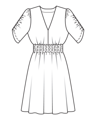Robe en seersucker n°103 | Burda Style 07/22