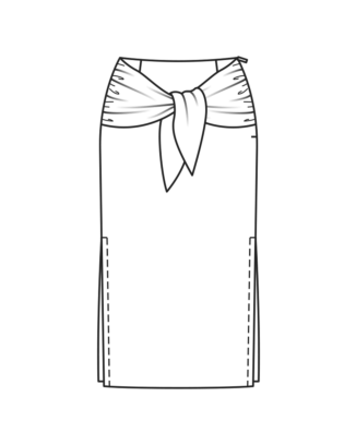 Jupe en Lyocell/tencel n°104 | Burda Style 07/22
