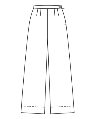 Pantalon en Viscose  n°109 | Burda Style 07/22