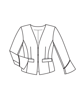 Veste en Jacquard n°118 | Burda Style 07/22