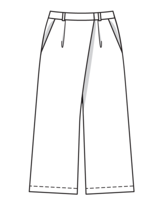 Pantalon en Twill n°120 | Burda Style 07/22