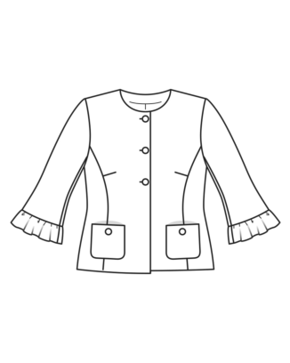 Veste en Soie n°128 | Burda Style 07/22