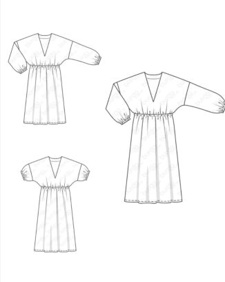 Robe en Viscose 4 | Burda Easy 3/2021