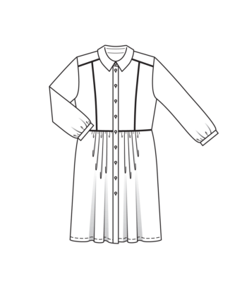 Robe en satin n°125 | Burda Style 08/22