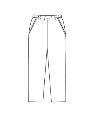 Pantalon en jersey n°130 | Burda Style 08/22