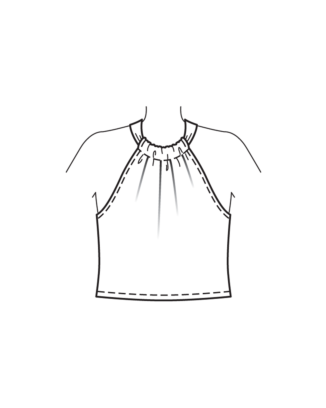 Top en tissu léger n° 2 | Burda Easy n°4 Juillet/Août/2022