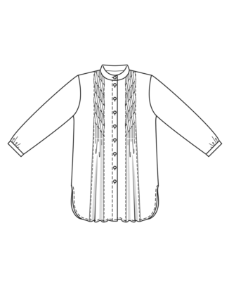 Chemisier en coton n°401 | Burda Curvy Automne/Hiver 22