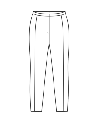 Pantalon en cuir synthétique/jersey n°413 | Burda Curvy Automne/Hiver 22