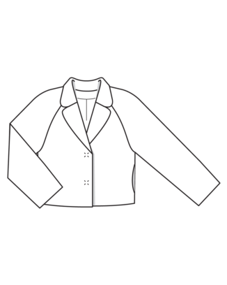 Veste en lainage n°109 | Burda Style 10/22