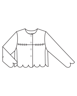Veste en crêpe de laine n°112 | Burda Style 10/22