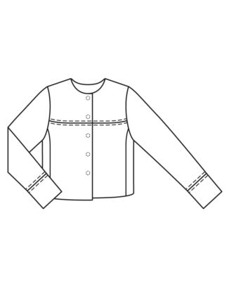 Veste en lainage n°113 | Burda Style 10/22