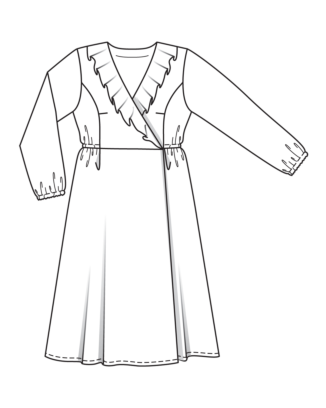 Robe en soie n°127 | Burda Style 10/22