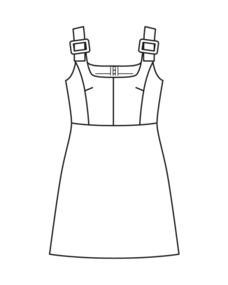 Robe en tissu bouclette n°118 | Burda Style 10/22