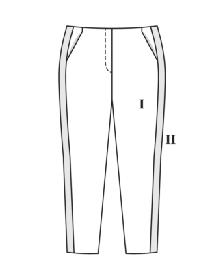 Pantalon en coton stretch n°125 | Burda Style 10/22