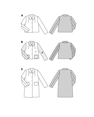 Veste & manteau n°5855 Automne/Hiver 2023