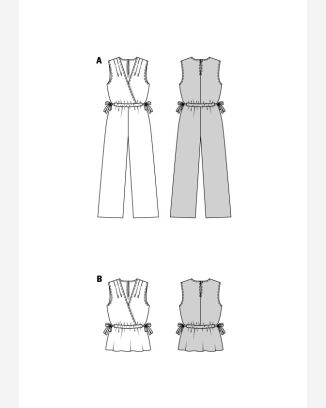 Combinaison & blouse n°5914 Printemps/Été 2023