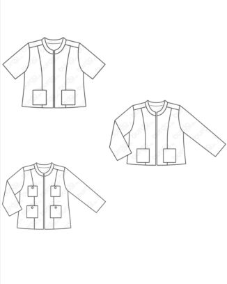 Veste en Jacquard 5 | Burda Easy 3/2021