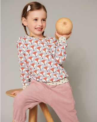 Sweat en tissu pour sweatshirt n° 1 | Burda Easy Kids n°2/2022