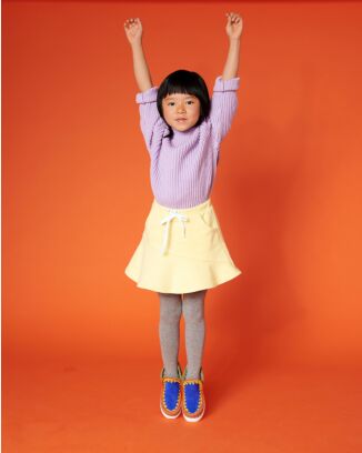 Jupe en tissu pour sweatshirt n° 2 | Burda Easy Kids n°2/2022