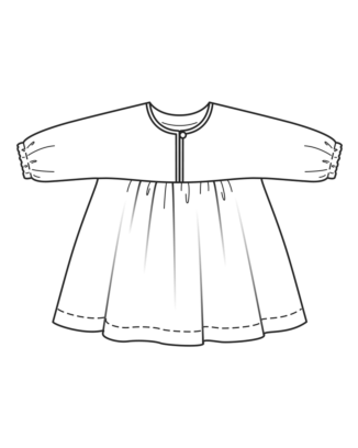 Robe en coton n° 8 | Burda Easy Baby n°1/2022