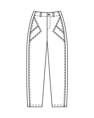 Pantalon en denim n°101 | Burda Style 11/22
