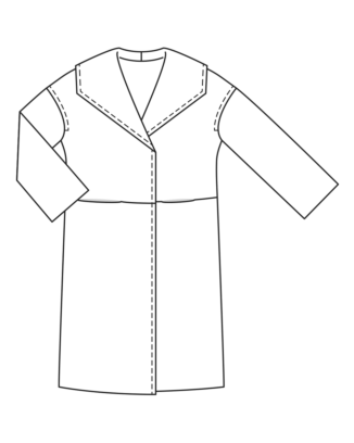 Manteau en lainage n°112 | Burda Style 11/22