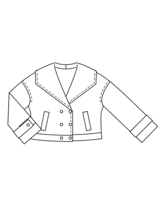Veste en lainage n°113 | Burda Style 11/22