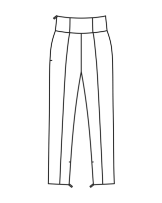 Pantalon en daim n°115 | Burda Style 12/22