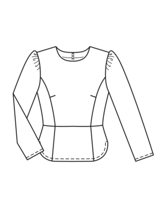 Blouse en coton n°118 | Burda Style 12/22