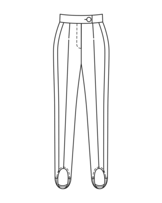 Pantalon en polyester n°121 | Burda Style 12/22