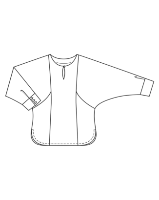 Blouse en crêpe n°125 | Burda Style 12/22