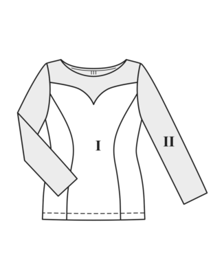 Blouse en Jersey n°130 | Burda Style 12/22
